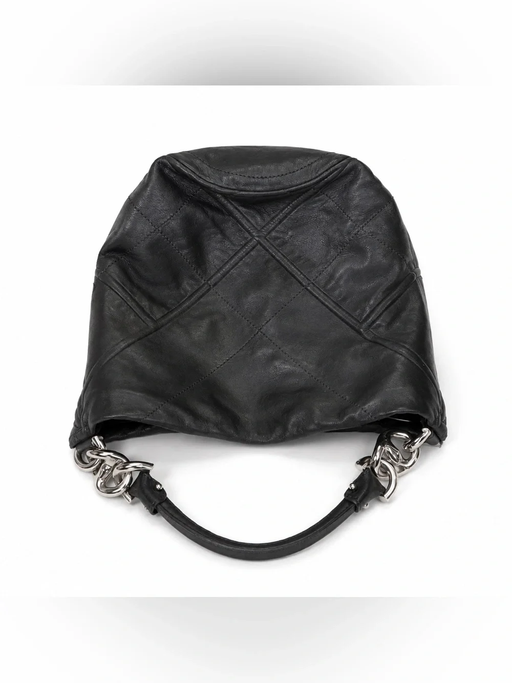 ⛓️ Salvatore Ferragamo Slouchy Leather Shoulder Bag | Made in Italy ⛓️